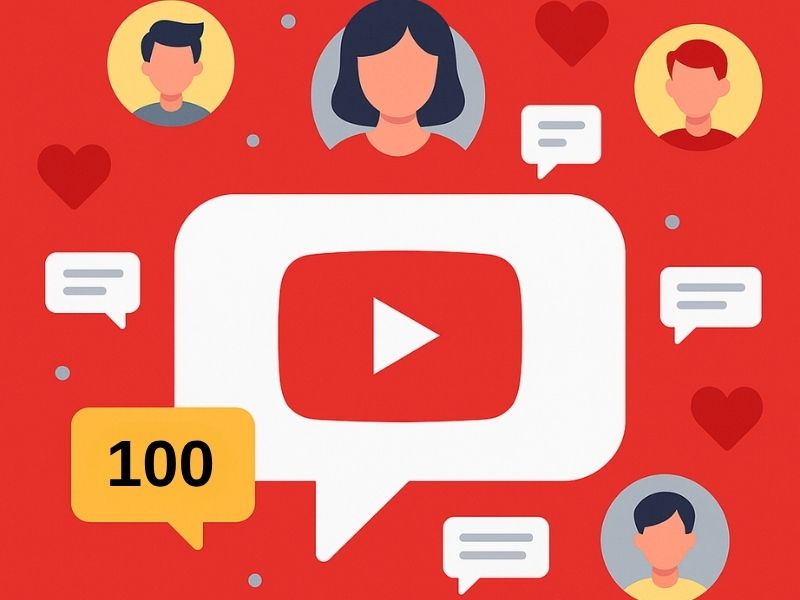 YouTube 100 Yorum Hizmeti