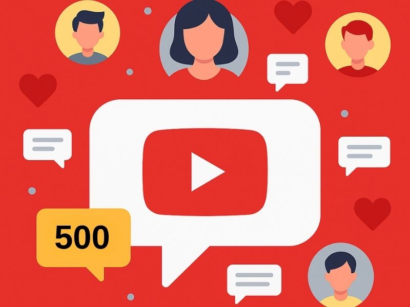 YouTube 500 Yorum Hizmeti