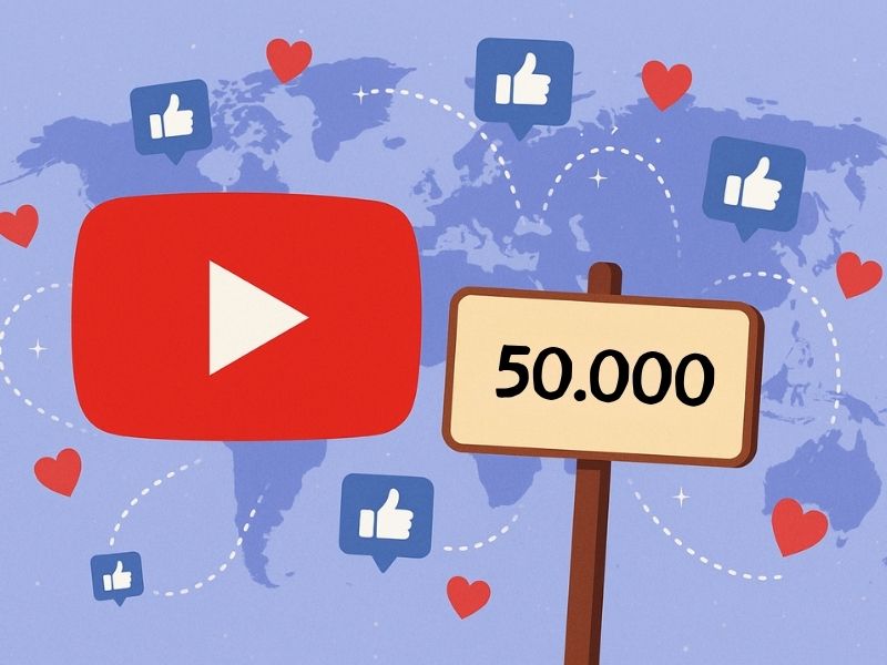 YouTube 50.000 Global Video Beğenisi Hizmeti