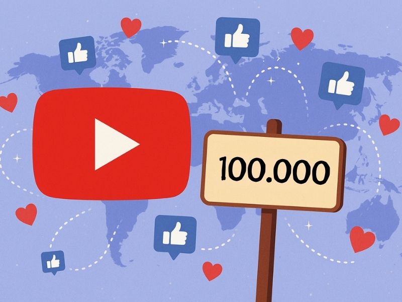 YouTube 100.000 Global Video Beğenisi Hizmeti