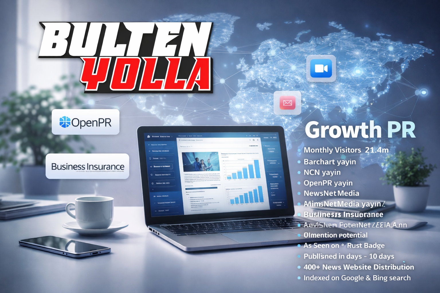 Growth PR – Genişletilmiş Uluslararası Basın Bülteni Da