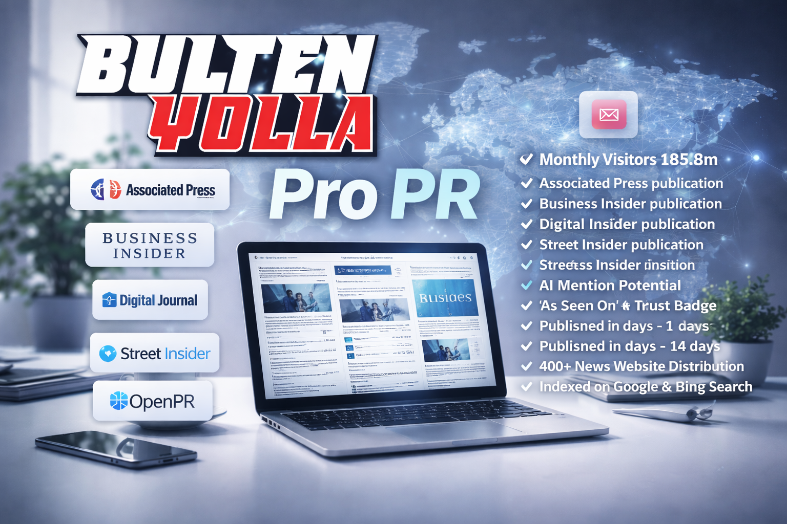 Pro PR – Profesyonel Uluslararası Basın Bülteni Dağıtım